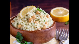 Easy Lemon Pepper Rice The PERFECT Side Dish [upl. by Eninaej440]