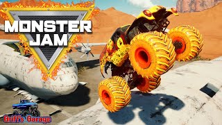 MONSTER JAM FREESTYLE PLAYGROUND 12  Freestyle Tournament Demolition Derby amp Backflip Tournament [upl. by Eerak]