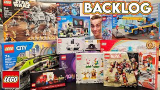 Building my LEGO BACKLOG [upl. by Jada790]