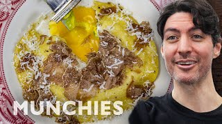 Egg Yolk Raviolo with Truffles  How To [upl. by Greg]