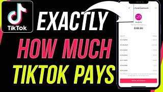 How Much TikTok Paid Me For 1000000 Views [upl. by Einneb]