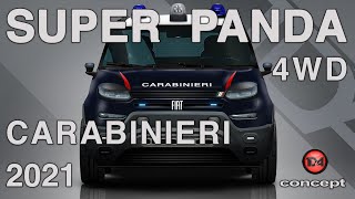 FIAT SUPER PANDA 4WD – Carabinieri 2021 [upl. by Rhetta]