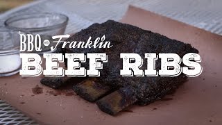 BBQ with Franklin Beef Ribs [upl. by Lyj]