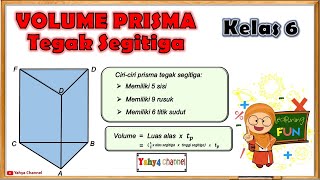 Cara Menghitung Volume Prisma Tegak Segitiga [upl. by Suivatna]