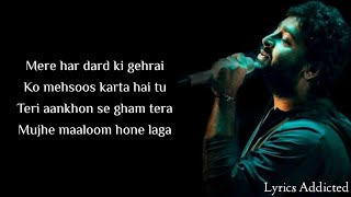 Saanson Ko jeene Ka Ishara Mil Gaya Full Song with Lyrics Arijit Singh Zid [upl. by Oilla]