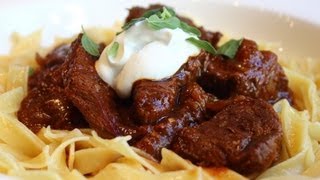 Beef Goulash  Hungarian Beef Goulash Recipe  Paprika Beef Stew [upl. by Samp]