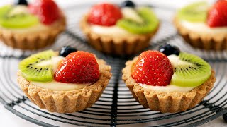 Mini Fruit Tarts Recipe [upl. by Vinaya]