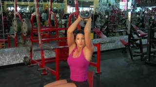 How to Do Triceps Dumbbell Extensions [upl. by Scharff]