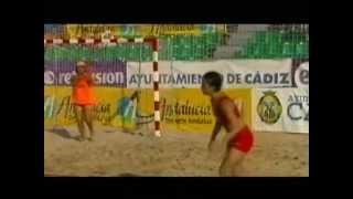 Beach Handball  Rule Video [upl. by Annayehc]