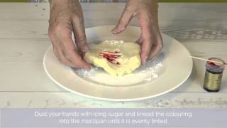 Bake Club presents How to Colour Marzipan [upl. by Llerraj]