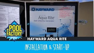 Hayward Aqua Rite  Installation amp StartUp [upl. by Zebaj]