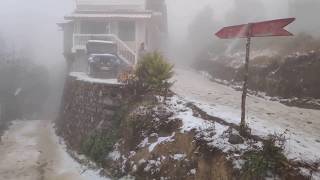 A White Winter after Snowfall in Darjeeling India [upl. by Enilorac]