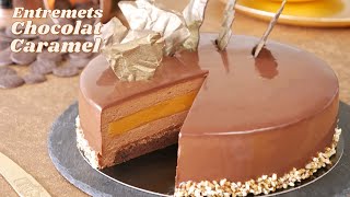 Entremets CHOCOLAT CARAMEL  Gâteau au Chocolat Ultra Gourmand [upl. by Ragg801]