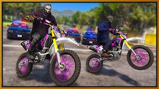 Dirt Bike Crew Embarrassed Cops in GTA 5 RP [upl. by Buatti]