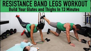 Resistance Band Leg Workout  Home Workout with Bands [upl. by Lenrow]