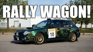 Rally Inspired Subaru Wagon  Gorilla Offroad Intake  Hayward amp Scott Exhaust [upl. by Allrud]