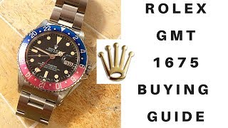 Vintage Rolex GMT Master 1675 Buying Guide [upl. by Kahn363]