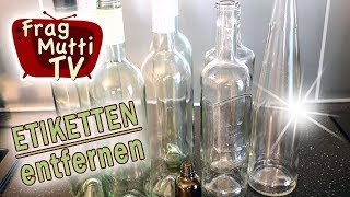 Etiketten amp Klebereste entfernen  Frag Mutti TV [upl. by Valerie661]