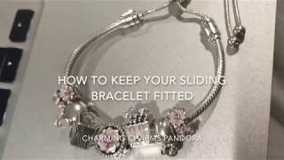 How to Keep Your Pandora Sliding Bracelet Fitted [upl. by Albin]