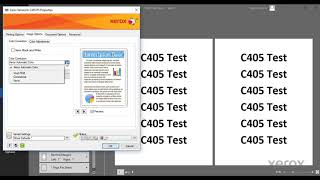 Xerox® VersaLink® C405 Color Multifunction Printer Image Option Color Adjustment [upl. by Gabor]