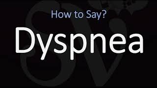 How to Pronounce Dyspnea CORRECTLY Meaning amp Pronunciation [upl. by Skilken]