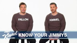 Jimmy Kimmel amp Jimmy Fallon Finally Clear Up Who Is Who [upl. by Navanod]