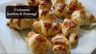 Mini Croissants JambonFromage pour lapéro [upl. by Frangos640]