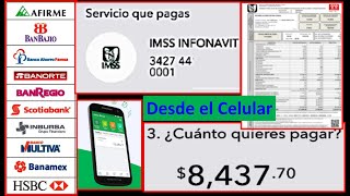 Pagar IMSS online Desde el CELULAR con la APP de banco azteca [upl. by Grider987]