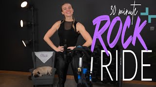 ENERGIZING ROCK RIDE  30 Minute Indoor Cycling Workout [upl. by Aliekat441]