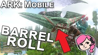 HOW TO BARREL ROLL IN ARK MOBILE  Alt Attack Controls  ARK Mobile Tutorial [upl. by Yvi506]