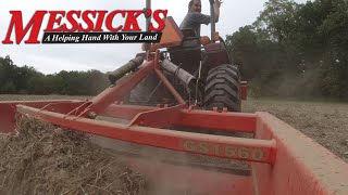 Using a Grading Scraper  Land Pride GS1560 [upl. by Suilienroc]