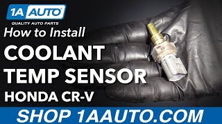 How to Replace Engine Coolant Temperature Sensor 0711 Honda CRV [upl. by Faucher]