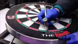 The Bandit Dartboard Production  by Puma Darts [upl. by Neffirg]