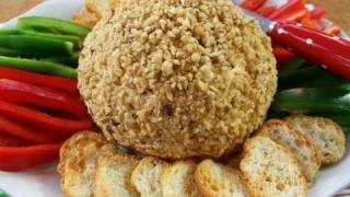 Festive Cheese Ball recipe [upl. by Nylesoj]