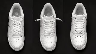 4 Cool Ways How to Lace Nike Air Force 1 Nike Air Force 1 Lacing [upl. by Korten821]