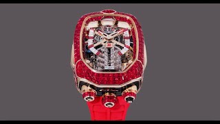 The Jacob amp Co Bugatti Chiron Baguette Rubies [upl. by Hach864]