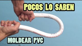 El mejor truco para DOBLAR O CURVAR tubos PVC PERFECTAMENTE [upl. by Ogata]