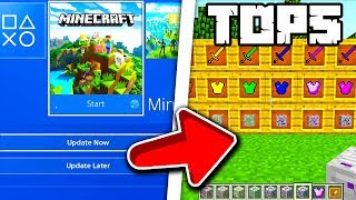 Minecraft PS4 Bedrock  Top 5 Mods  Minecraft PS4 Bedrock Mods l [upl. by Yob]