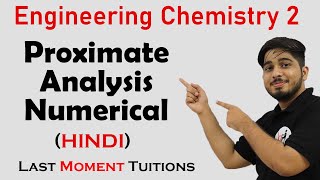 Proximate Analysis Numerical  Applied Chemistry Lectures In Hindi [upl. by Uolymme]