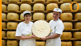 Parmigiano Reggiano how the King of Italian cheese is made [upl. by Sidalg]