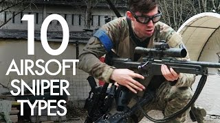 10 Types of Airsoft Sniper  I am Number 4 [upl. by Som]