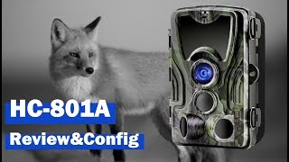 HC801A trail camera review and configuration [upl. by Wendall]