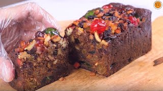 Best Ever CHRISTMAS FRUIT CAKE Recipe  Mortar and Pastry [upl. by Atsok]