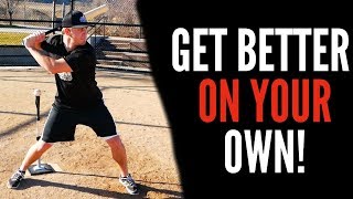 BEST BASEBALL HITTING DRILLS TO DO BY YOURSELF [upl. by Kegan854]