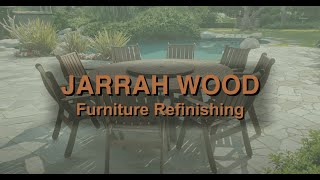 Jarrah Wood Furniture Refinishing [upl. by Aliakam]