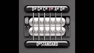 Perfect Guitar Tuner D  Eb Standard  Half Step Down  D G C F A D [upl. by Letreece]