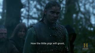 Vikings S05E10 Ivar walks battle speech Scene HD [upl. by Pozzy113]