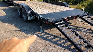 Trailer Project Part 4 trailer jacks [upl. by Docilu567]