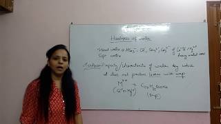 hardness of water lecture 1 by ANU SAMBYAL [upl. by Halyhs]