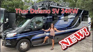 Full Tour Of The NEW 2023 Thor Delano SV 24RW CClass RV [upl. by Sualk703]